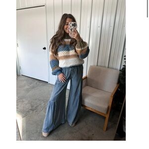 E3 Collective Boutique Denim Tensile Pants